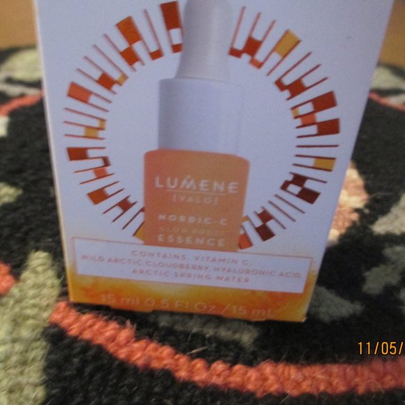 Lumene Nordic-C Facial Glow Boost Essence Vitamin C 0.5 Ounce New in Box - Picture 4 of 4